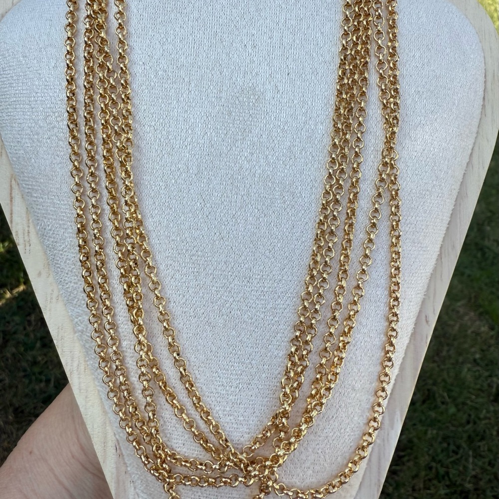 18” Rolo Link Chain Necklace. Layering Necklace